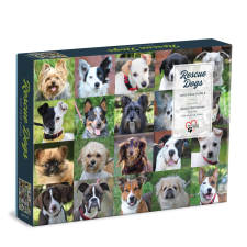 Galison Puzzle kutyák a menhelyről 1000 db puzzle, kirakós
