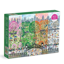 Galison Puzzle Kutyapark négy évszak 1000 db puzzle, kirakós