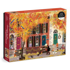 Galison Puzzle Ősz a Szomszédban 1000 Darab puzzle, kirakós