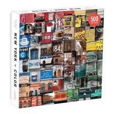 Galison puzzle színes New York 500 darabos puzzle, kirakós