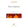 Gallimard Odes Et Fragments Sappho | Sappho