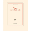 Gallimard Poèmes pour enfants seuls | Paulin