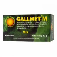 Gallmet -M epesav + gyógynövény kapszula, 60db vitamin és táplálékkiegészítő