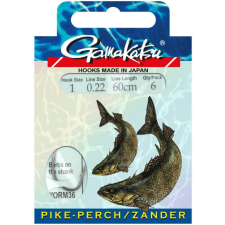 Gamakatsu BOOKLET ZANDER WORM36 #1-0.25MM 60CM horog