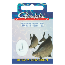 Gamakatsu Bream előkötött 10/cs (BKS-1310N/016) horog