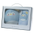Gamberritos Gamberritos takaró wellsoft 80x110cm plüss játékkal kék pingvin 10756