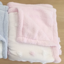 Gamberritos takaró polár termo 80x110cm pöttyös mintás rózsaszín 10913 babaágynemű, babapléd