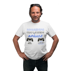  Gamer apuka - Névre szóló - Férfi Póló