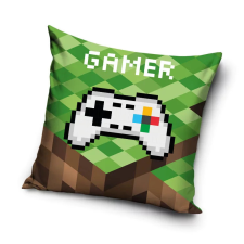 Gamer párnahuzat 40x40 cm Velúr lakástextília