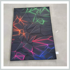  Gamer stílusú szőnyeg – neon geometriai mintával 40x60cm 75773953-4060 lakástextília