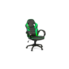  Gamer szék karfával #fekete-zöld forgószék