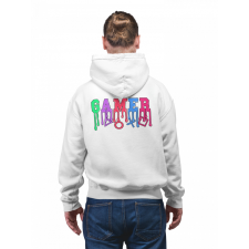 Gamer - Unisex Zipzáros Pulóver női pulóver, kardigán