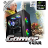  Gamer Value 10.gen konfiguráció - i3-10100F, 32GB DDR4 2666MHz RAM, 500GB M.2 (3000/3500), 1TB HDD, GT 1050Ti 4GB