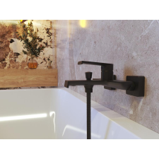 Gamma Axel kádtöltő csaptelep fekete, beépíthető csaptelep