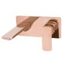 Gamma Cubic falra szerelhető mosdó csaptelep rosegold, beépíthető csaptelep