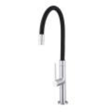 Gamma Flex Slim konyhai csaptelep fekete-króm, beépíthető csaptelep