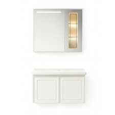 Gamma Marbella fürdőszobai szett 80x47 cm fehér, beépíthető fürdőszoba bútor