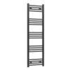 Gamma Törölközőszárító radiátor, Basic 40cm x 140cm, fekete
