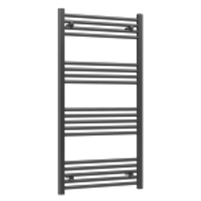 Gamma Törölközőszárító radiátor, Basic 60cm x 110cm, fekete fűtőtest, radiátor