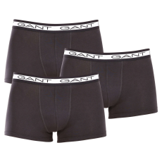 Gant 3PACK fekete Gant férfi boxeralsó (900003053-005) L