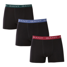 Gant 3PACK fekete Gant férfi boxeralsó (902433004-005) XL