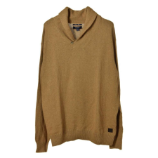 Gant Gant barna, sál nyakú férfi pulóver – 2XL férfi pulóver, kardigán