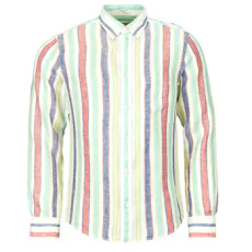 Gant Hosszú ujjú ingek REG MULTISTRIPE LINEN SHIRT Sokszínű EU XL