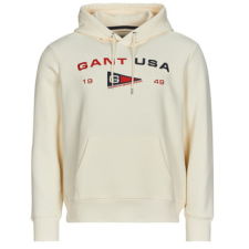 Gant Pulóverek GRAPHIC SWEAT HOODIE Fehér EU S férfi pulóver, kardigán