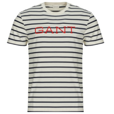 Gant Rövid ujjú pólók GRAPHIC STRIPED SS T-SHIRT Sokszínű EU XL