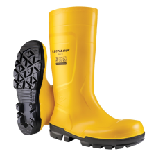 Ganteline Dunlop Work-it S5 PVC védőcsizma (sárga, 37) munkavédelmi cipő
