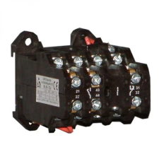 Ganz KK GANZ KK DL00-52d 3 pólusú mágneskapcsoló, 2 beépített záró és 2 nyitó (egyik késleltetett) átlapolt elmozdulású segédérintkezővel, 380-400V (AC), 4kW (AC-3 400V), 54×59×94mm ( GANZ 200-3806-660-DL ) villanyszerelés