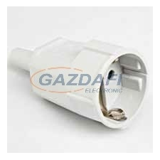 GAO 0203H földelt, lengő csatlakozó aljzat, PVC, középső kivezetéses, szürke, 230V, 16A villanyszerelés