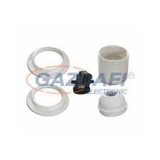 GAO 0719H csillárfoglalat 2db gyűrűvel, E27, 60W, fehér, 230V világítási kellék