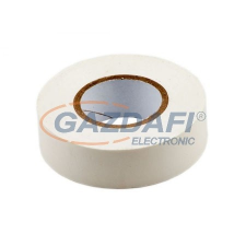 GAO 18237 Szigetelőszalag, 19mm x 10m, fehér villanyszerelés