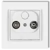 GAO 4109H MINI TV aljzat (vég 2dB), kerettel, fehér színben
