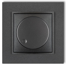 GAO 4120H MINI Fényerőszabályzó, kerettel, metál grafit színben villanyszerelés