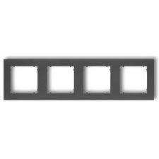 GAO 4127H MINI négyes keret, metál grafit színben villanyszerelés