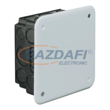 GAO 5361H Perforált műanyag kötődoboz fedéllel 150*150*50 IP20 villanyszerelés