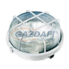 GAO 6927H műanyag rácsos hajólámpa, fehér, 230V, E27, 100W, IP44 világítás