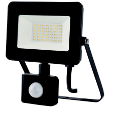 GAO 8180H LED fényvető mozgásérzékelővel, &quot;EcoSpot2&quot;, 30W, 3000lm, 4000K, fekete, IP65 kültéri világítás