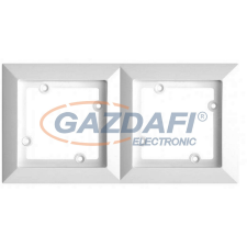 GAO 8730H OPAL süllyesztett keret, 2-es, fehér villanyszerelés