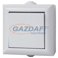 GAO 9560H BUSINESS LINE IP54 váltókapcsoló, falon kívüli, fehér villanyszerelés