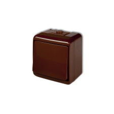 GAO Aquastar 101 IP54 barna vízmentes falon kívüli kapcsoló    22081B villanyszerelés