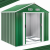 Gardebruk kerti tároló kerti fémház zöld 257x205x178 cm (990742)