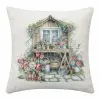  Garden house kerti házikós párnahuzat 45x45 cm