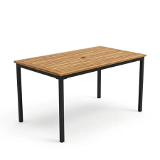  Garden Line modern kerti étkezőasztal natúr fa lécezéssel SK-01 kerti bútor