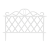 Garden Of Eden 11468L Virágágyás szegély / kerítés, 45 x 35 cm, fehér