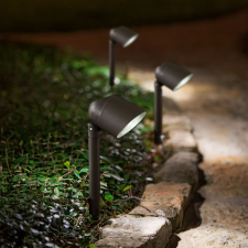 Garden Of Eden LED-es szolár lámpa fényvetővel - fekete - 410 mm kültéri világítás