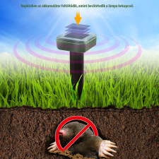 Garden Of Eden Leszúrható szolár kártevő riasztó GLO-55635B elektromos állatriasztó