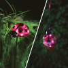 Garden Of Eden Szolár lámpa - katicabogár - leszúrható / csipeszes - piros - 15 x 7 x 16 cm - 6 LED